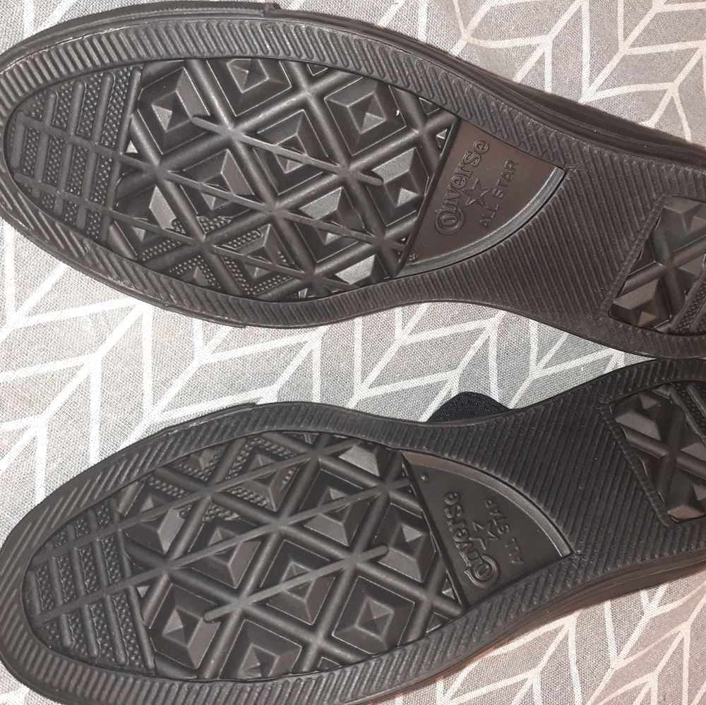 Brand new black converse mens size 9 - Picture 4 of 5
